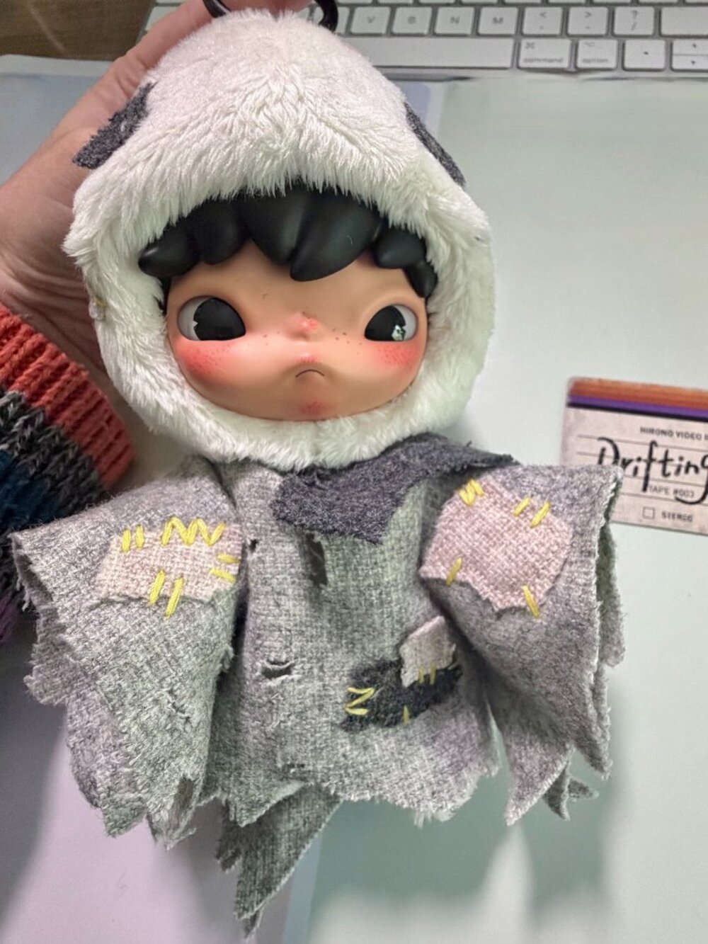 Hirono After Dark DRIFTING BY Ghost Plush Pendant 👻 POP MART Halloween